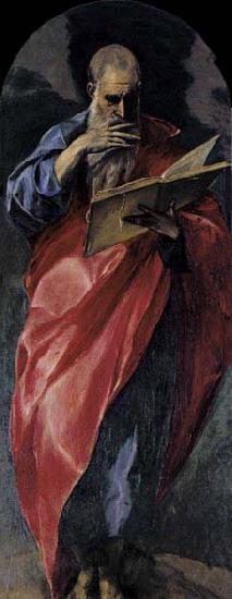 El Greco St John the Evangelist Norge oil painting art